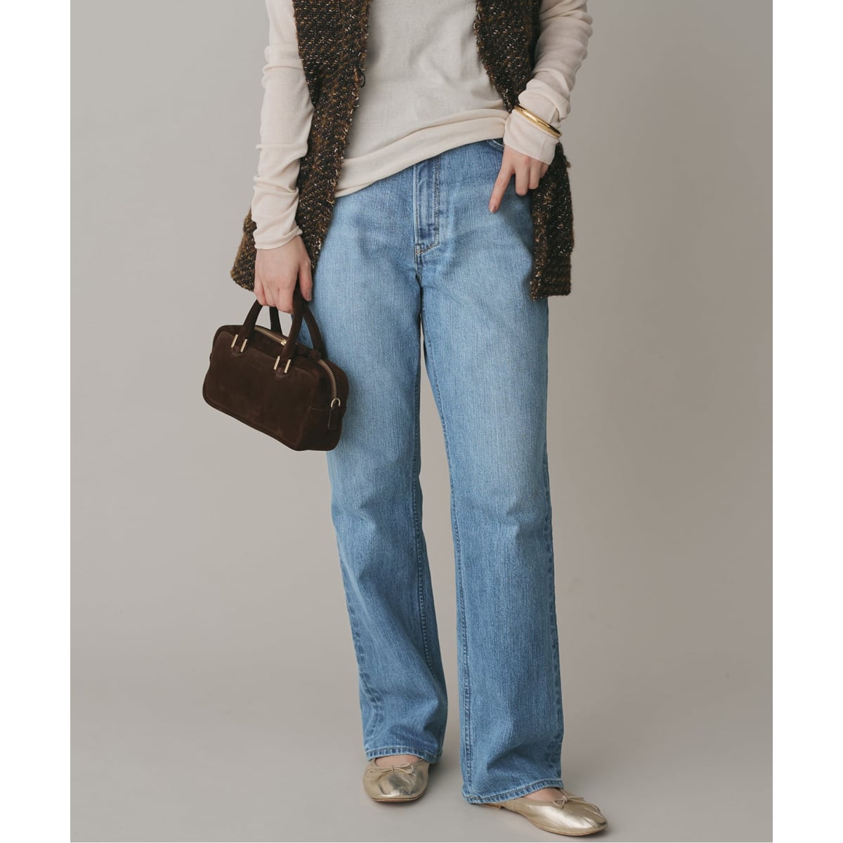 YANUK/ヤヌーク 別注 JOAN OBK ルーズストレートデニム | イエナ(IENA