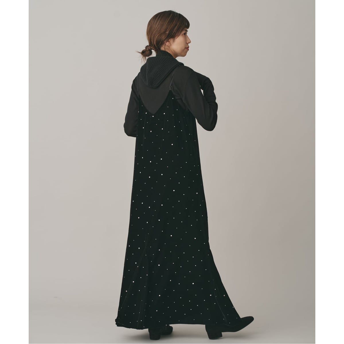 COUTURE D'ADAM/クチュールドアダム Glitter Dress ベロアワンピース