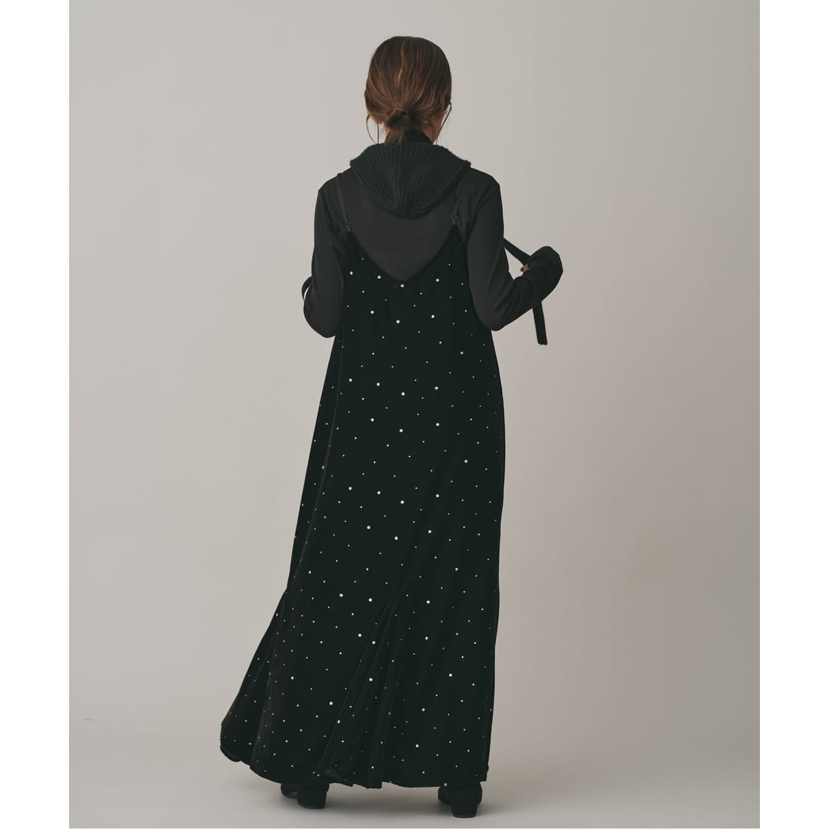 COUTURE D'ADAM/クチュールドアダム Glitter Dress ベロアワンピース