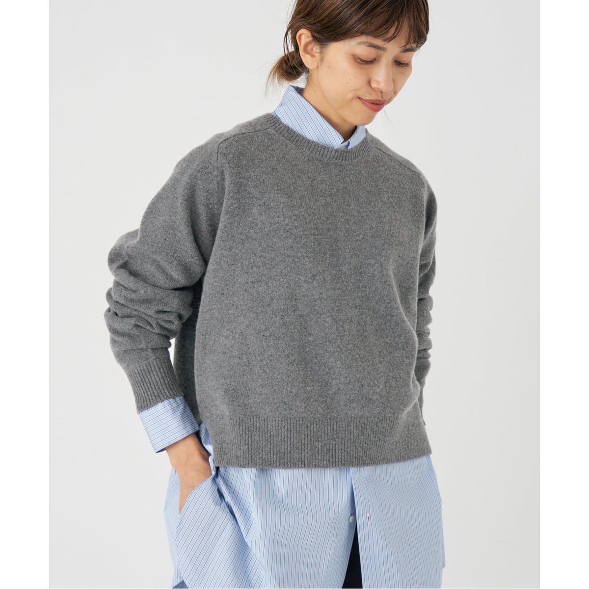 chi☆coo☆niko　新品✨IENA SUPER180 クルーネック chi☆coo☆niko 新品✨IENA SUPER180 クルーネック IENA ニット