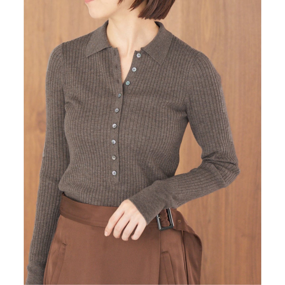 イタリア ヤーン RIB 襟プルオーバー | イエナ(IENA) | マルイウェブ