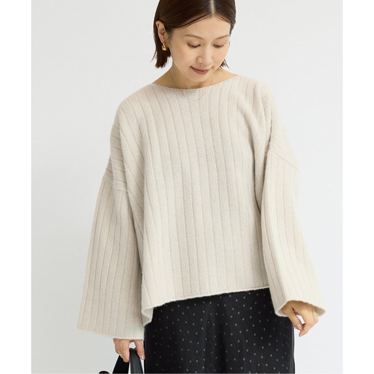 一部店舗限定》コットンストレッチ NEO2 ワイド長袖プルオーバー