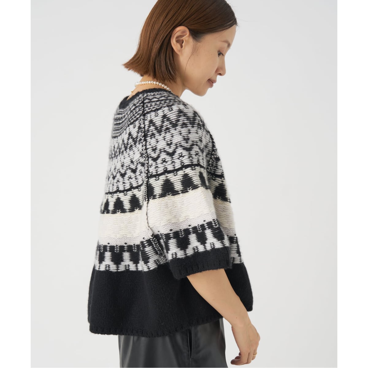 PIUMAカシミヤジャガードニット | イエナ(IENA) | マルイウェブチャネル