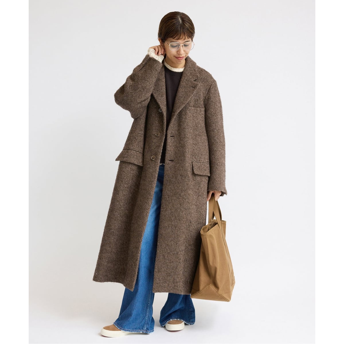 COUTURE D'ADAM/クチュールドアダム アルパカツイードコート | イエナ