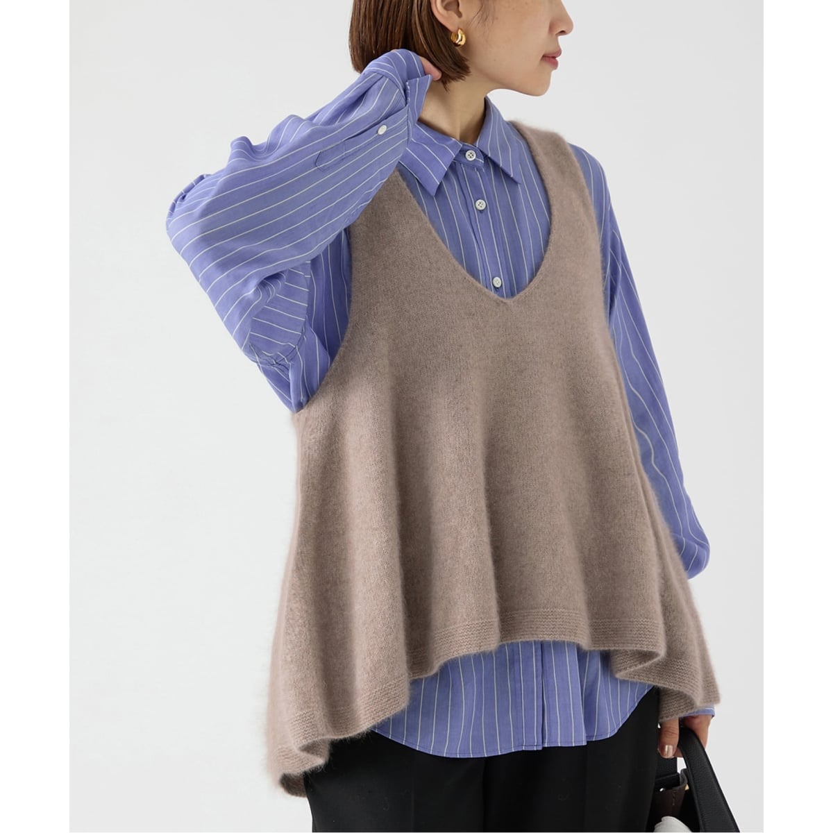 FILMY COTTON カーディガン　イエナ イエナ IENA 《追加2》FILMY COTTONカーディガン （ブラック
