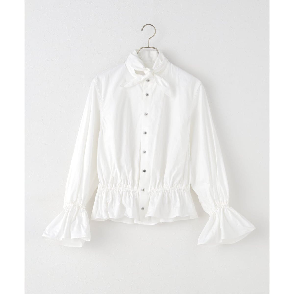 新品タグ付き⭐︎BOWTE（バウト）IENA別注ギンガムチェックフリルブラウス BOWTE/バウト 別注 ギンガムチェック フリルブラウス（シャツ