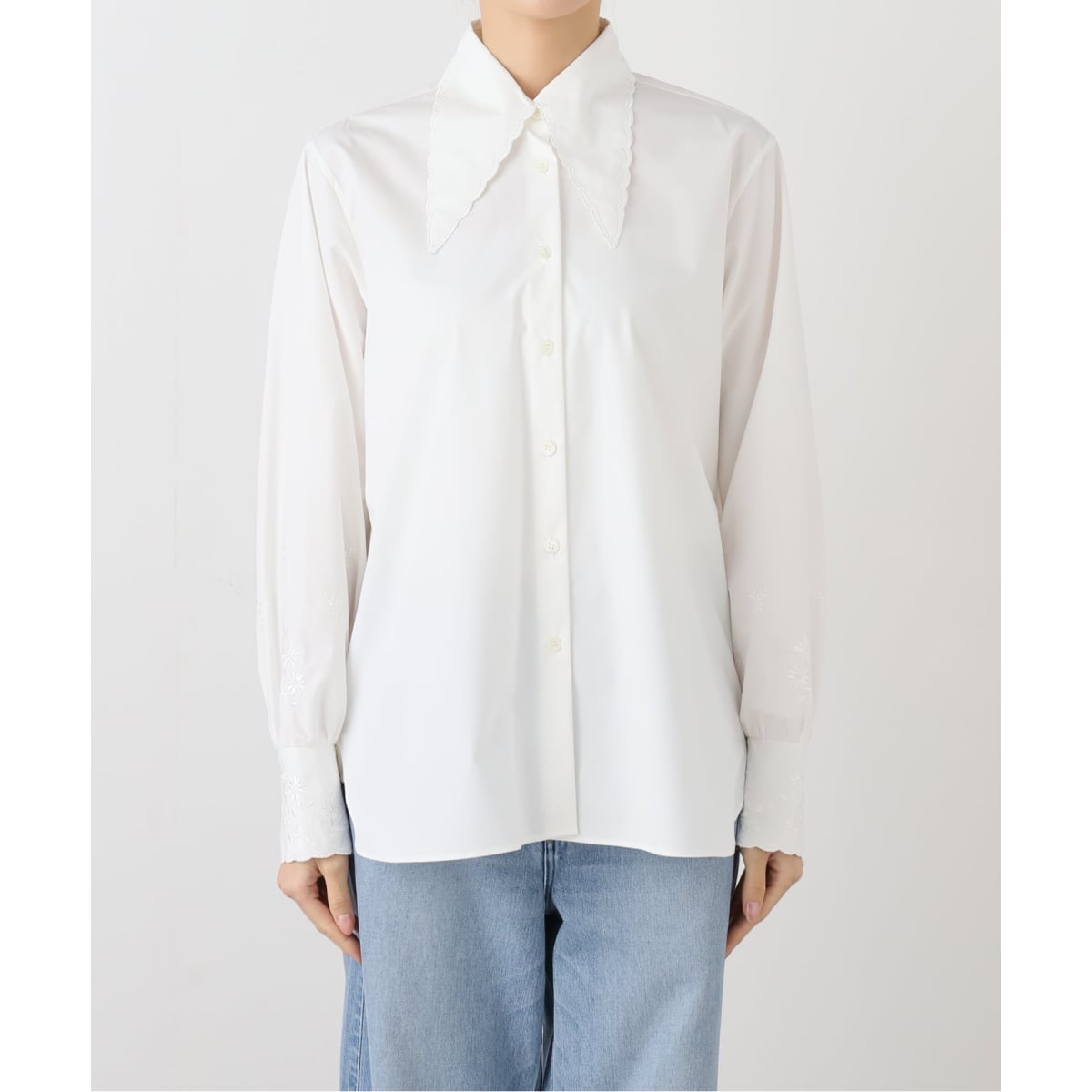 IENA フラワーレースシャツ イエナ IENA 《予約》フラワーレースシャツ （ナチュラル