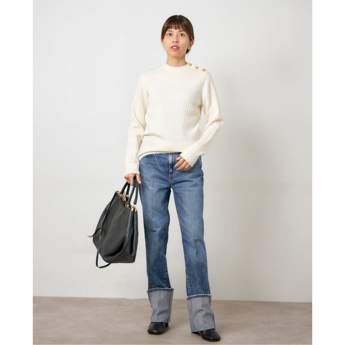 upper hights/アッパーハイツ THE COUSIN MIDRISE デニムパンツ