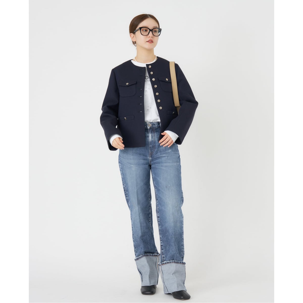 upper hights/アッパーハイツ THE COUSIN MIDRISE デニムパンツ