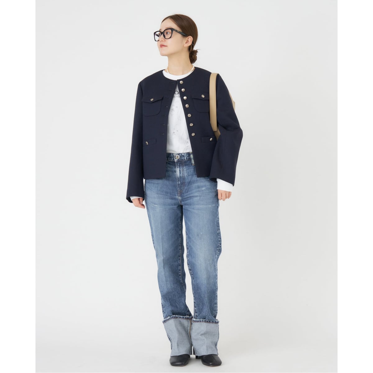 upper hights/アッパーハイツ THE COUSIN MIDRISE デニムパンツ