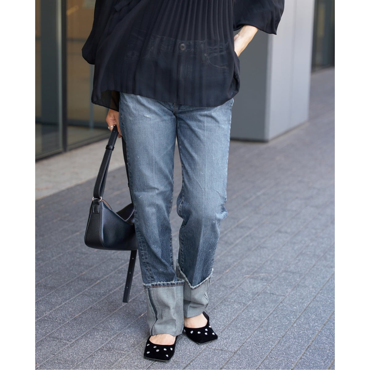 upper hights/アッパーハイツ THE COUSIN MIDRISE デニムパンツ