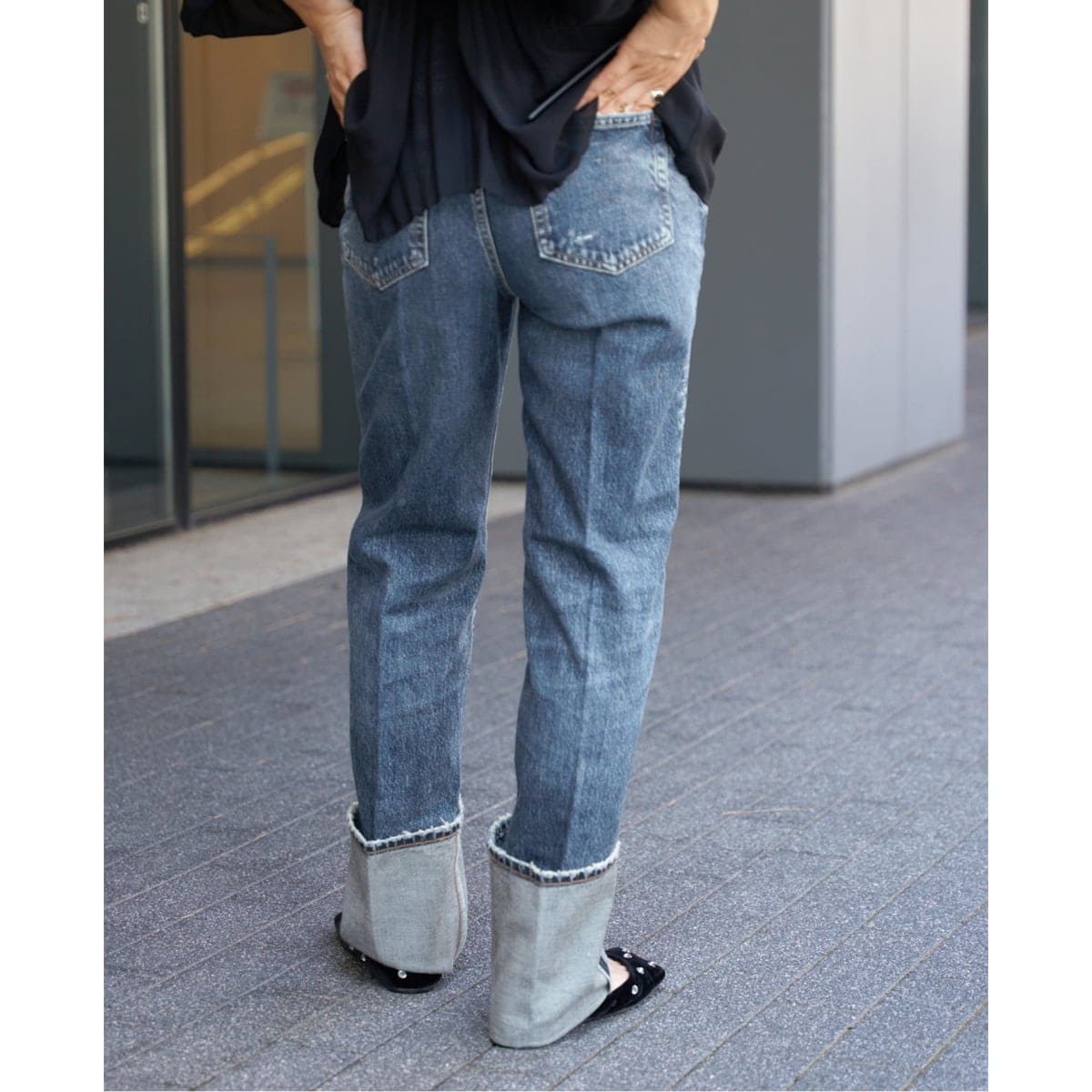 upper hights/アッパーハイツ THE COUSIN MIDRISE デニムパンツ