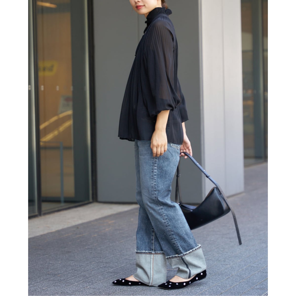 upper hights/アッパーハイツ THE COUSIN MIDRISE デニムパンツ