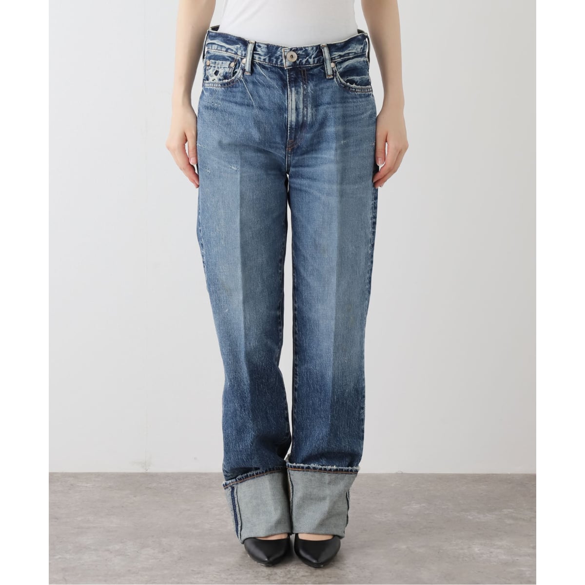 upper hights/アッパーハイツ THE COUSIN MIDRISE デニムパンツ