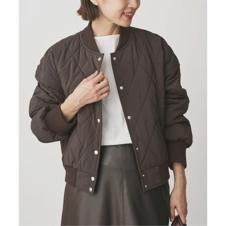 イエナ　キルティングスタジアムブルゾン