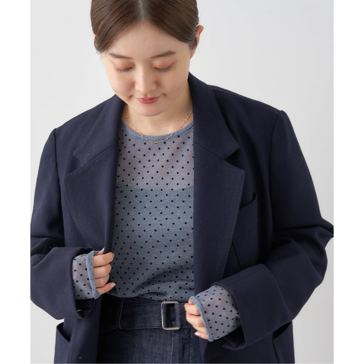 追加2》フロッキードット シアープルオーバー | イエナ(IENA) | マルイ