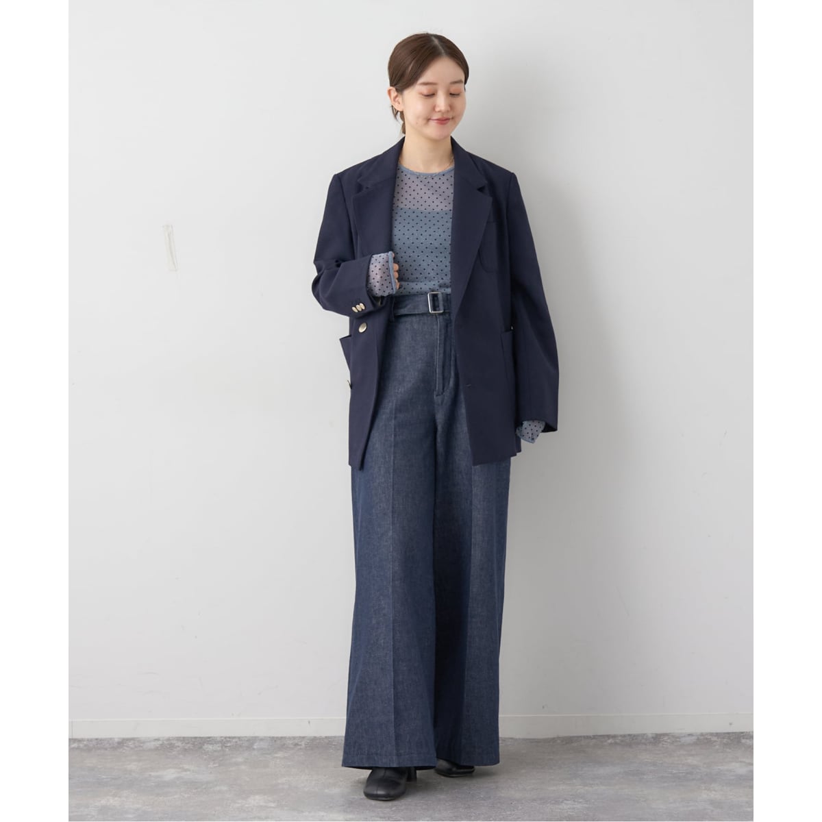 追加2》フロッキードット シアープルオーバー | イエナ(IENA) | マルイ