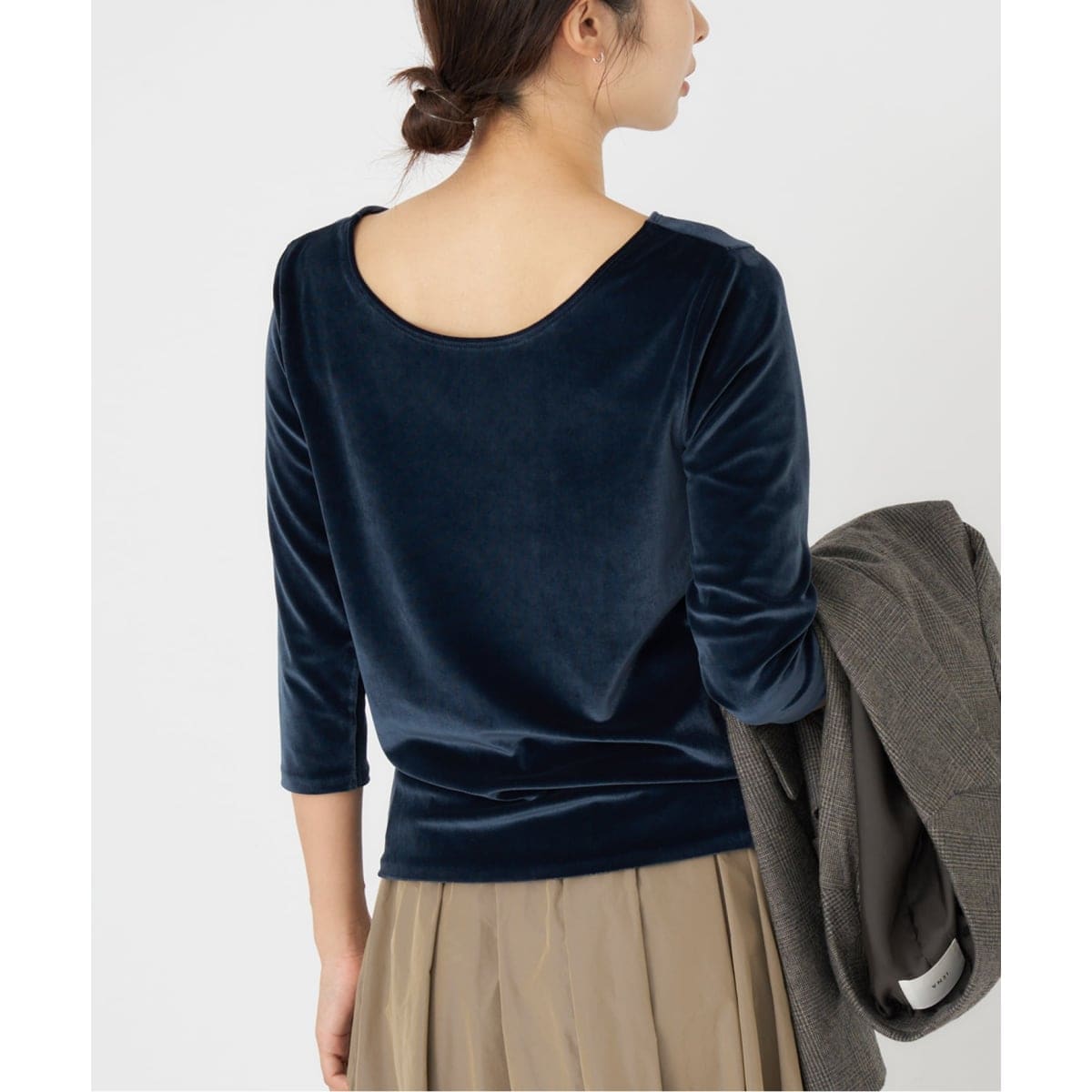 追加》ペイズリー ストレッチレースプルオーバー | イエナ(IENA