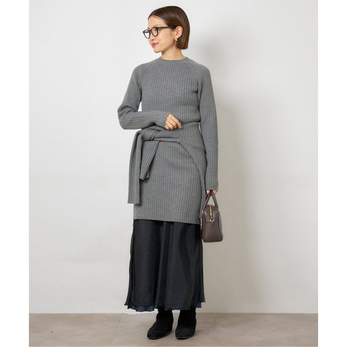 イエナ（IENA）/ワイドリブワンピース ワイドリブワンピース | イエナ(IENA) | マルイウェブチャネル