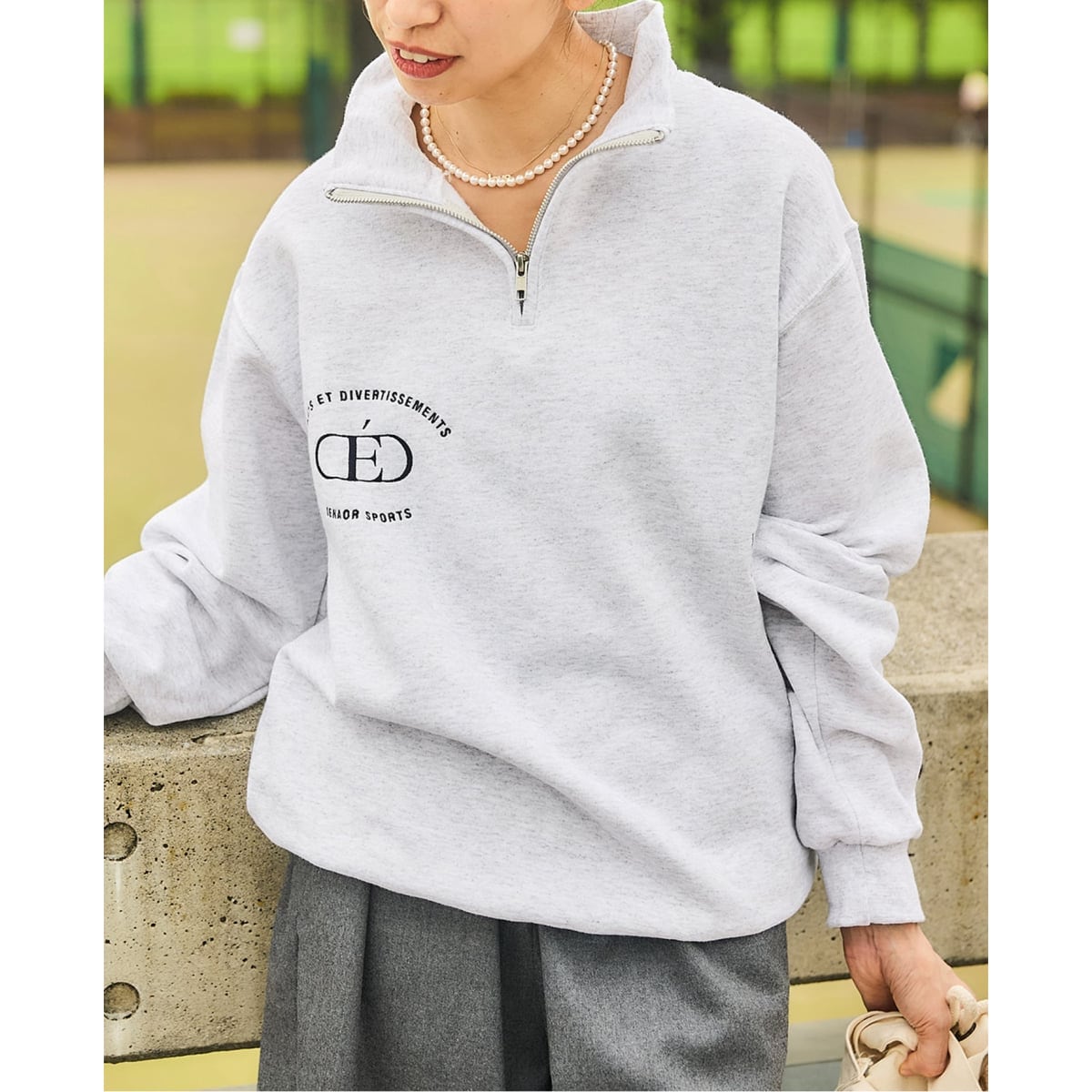 IENA フルールプリントスウェット　フリー IENA フルールプリントスウェット フリー フルールプリント