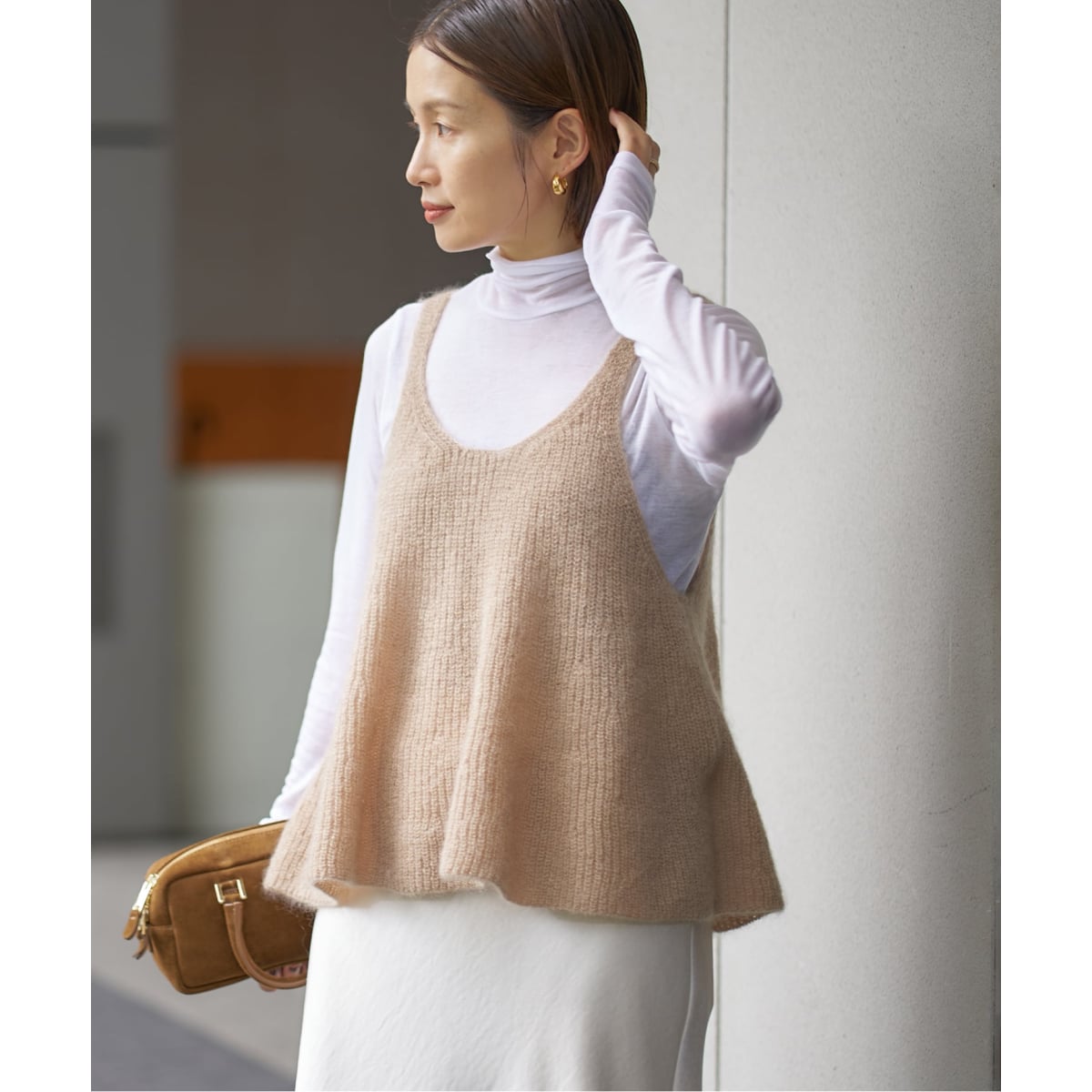 K.Ayami*Sヴィンテージライクニットベスト | スピック＆スパン