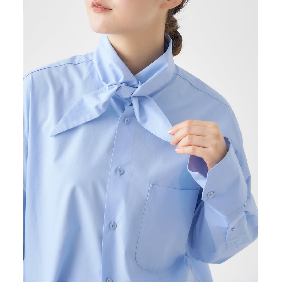 リネンミックスクロップドシャツ | イエナ(IENA) | マルイウェブ