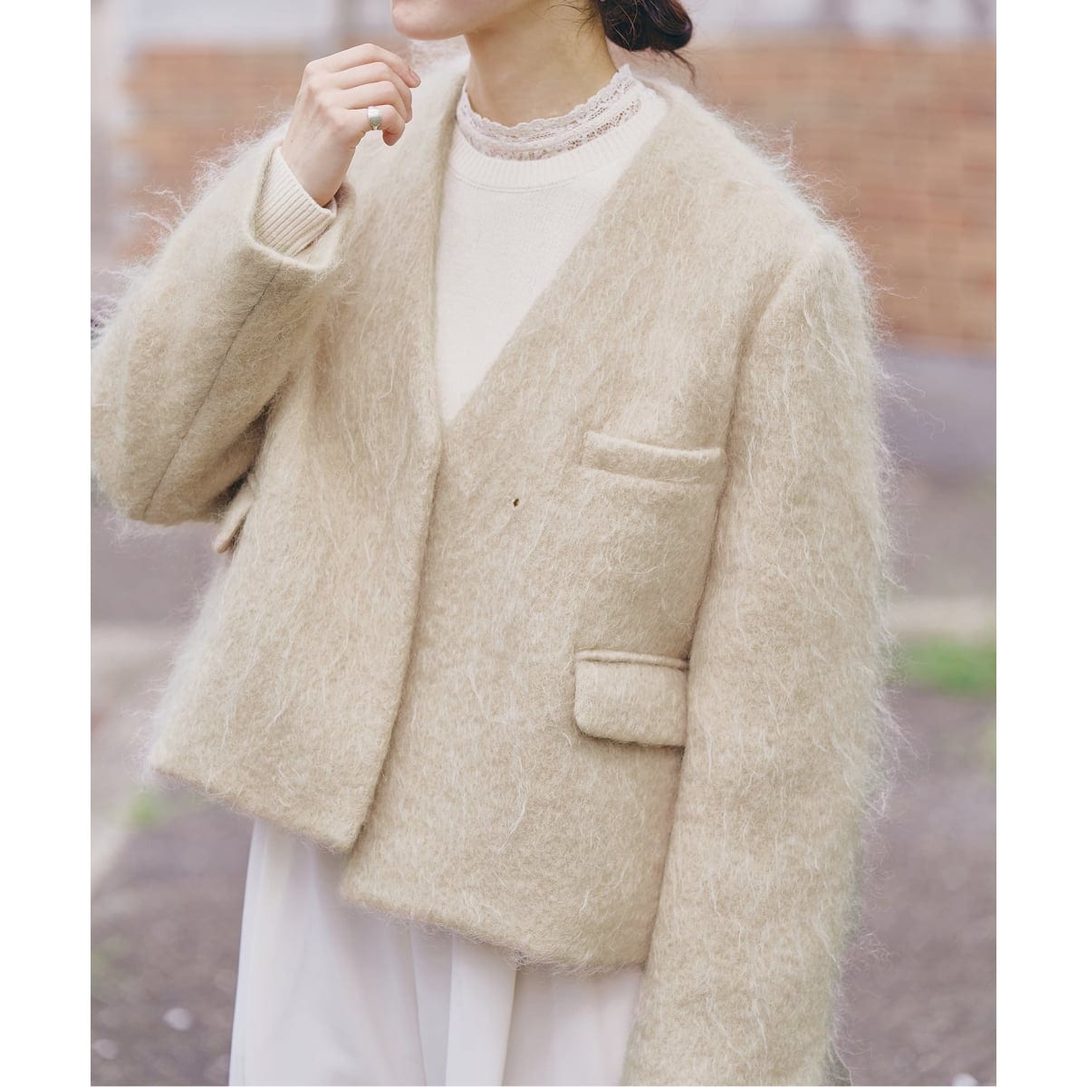 LINEN COTTONストレッチジャケット | イエナ(IENA) | マルイウェブチャネル