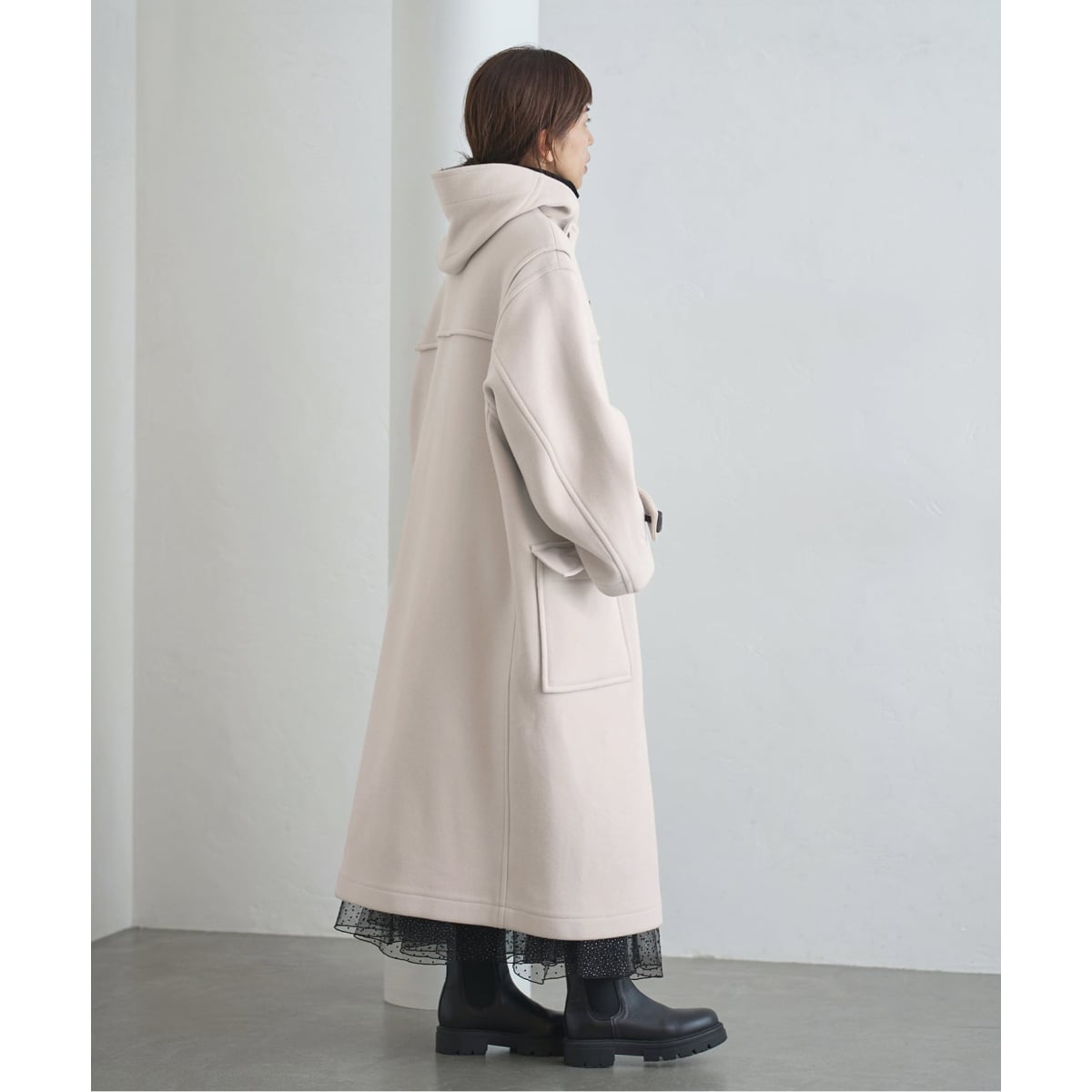 MONTGOMERY/モンゴメリー 別注 140sパイル ロングダッフルコート