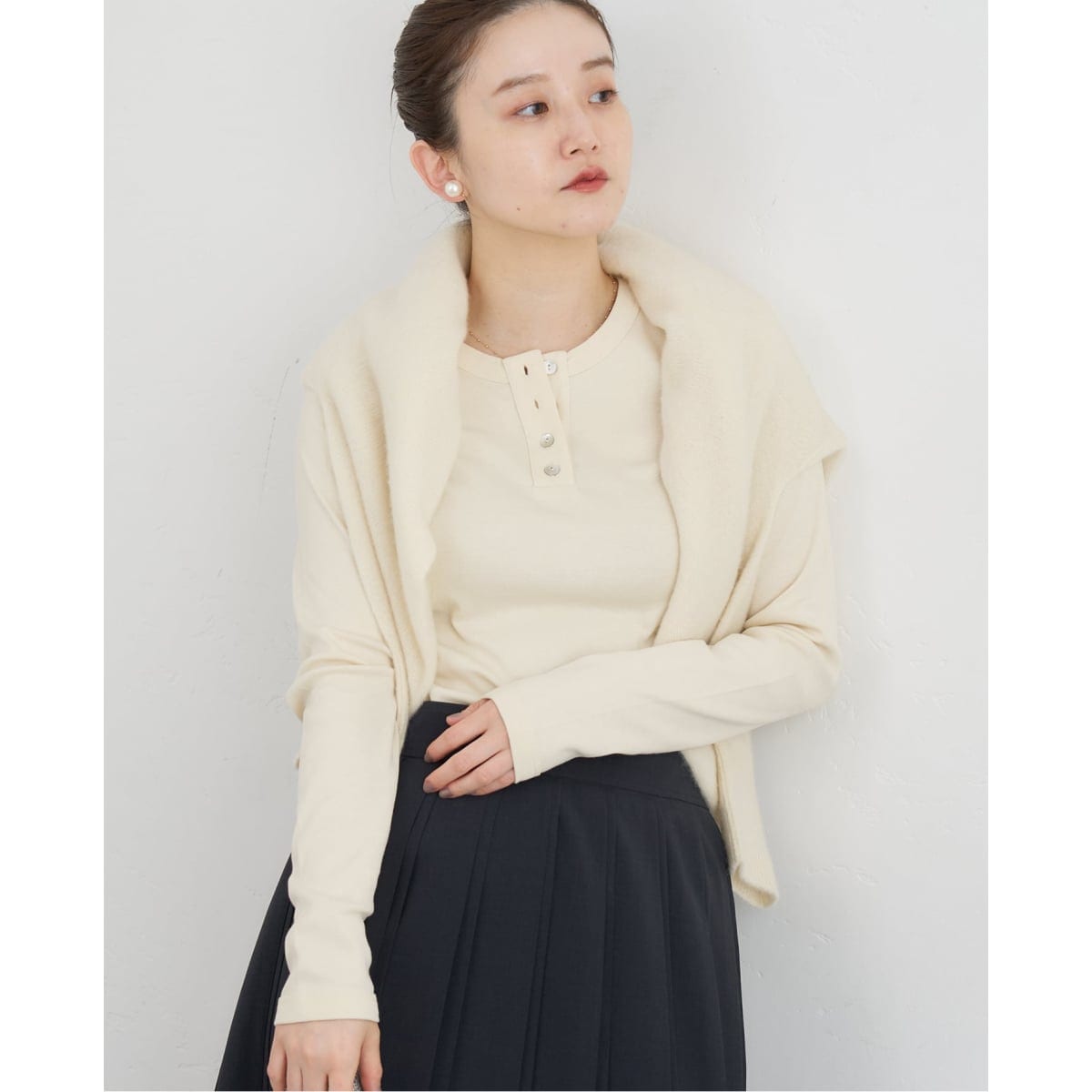 追加》AAYUSHI/アユーシ ロングティアードフリルテールトップス