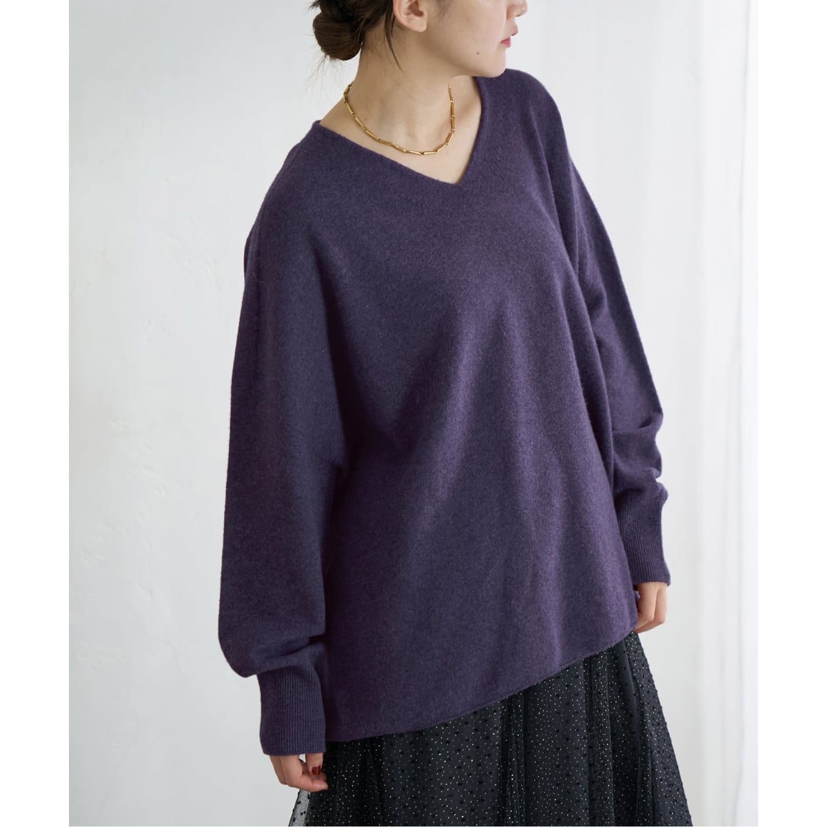 フォックスカシミヤ ボートネックプルオーバー | イエナ(IENA