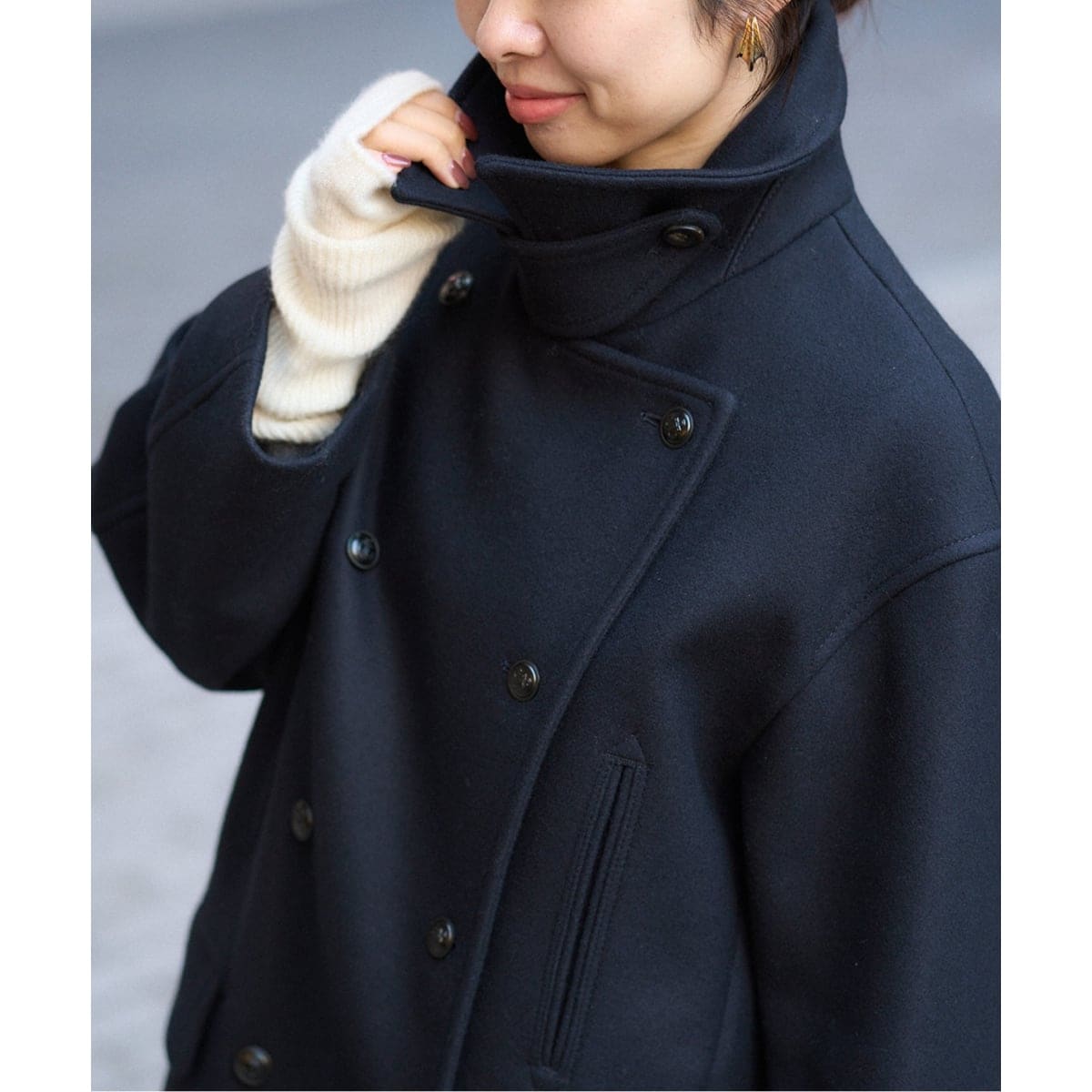 モヘアシャギーピーコート【予約】 | ルージュ・ヴィフ ラクレ(Rouge