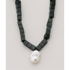 イエナ(IENA)のRieuk/リューク Baroque pearl onyx nl ネックレス NC59-S