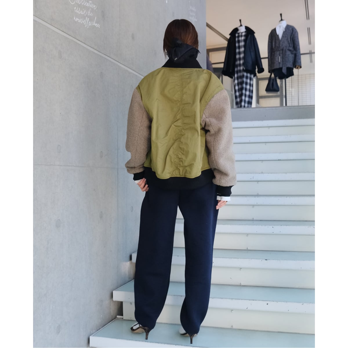 Maison IENA 別注 Nell/ネル ボアショートブルゾン 252-50281 | イエナ