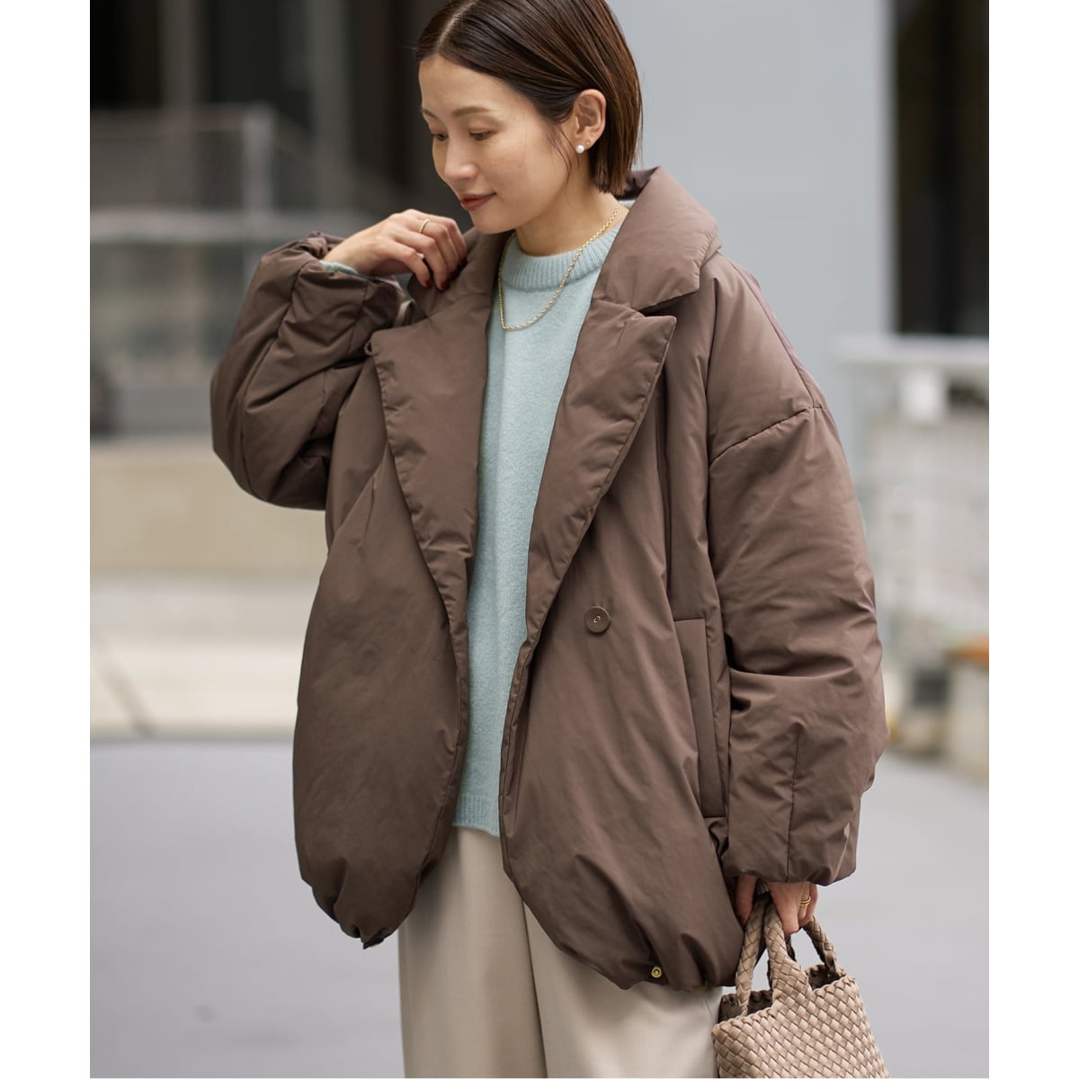 追加2》ARTIROSA撥水テイラーコクーンダウン | イエナ(IENA) | マルイ