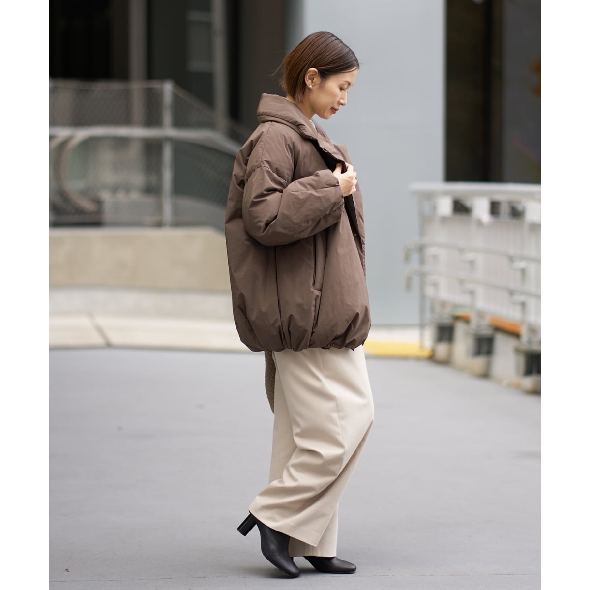 追加2》ARTIROSA撥水テイラーコクーンダウン | イエナ(IENA) | マルイ