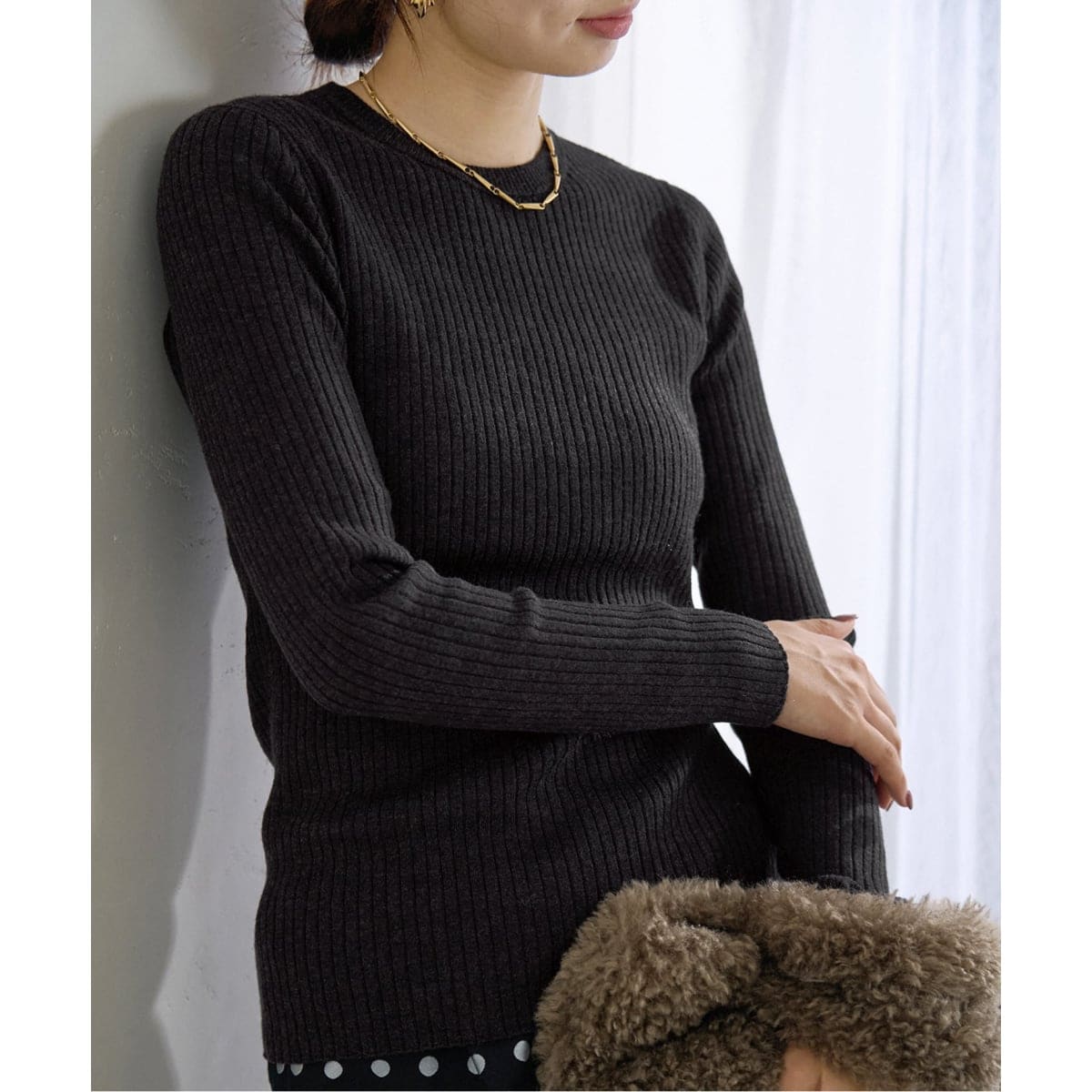 クルーネック ワイドチュニック プルオーバー | スピック＆スパン