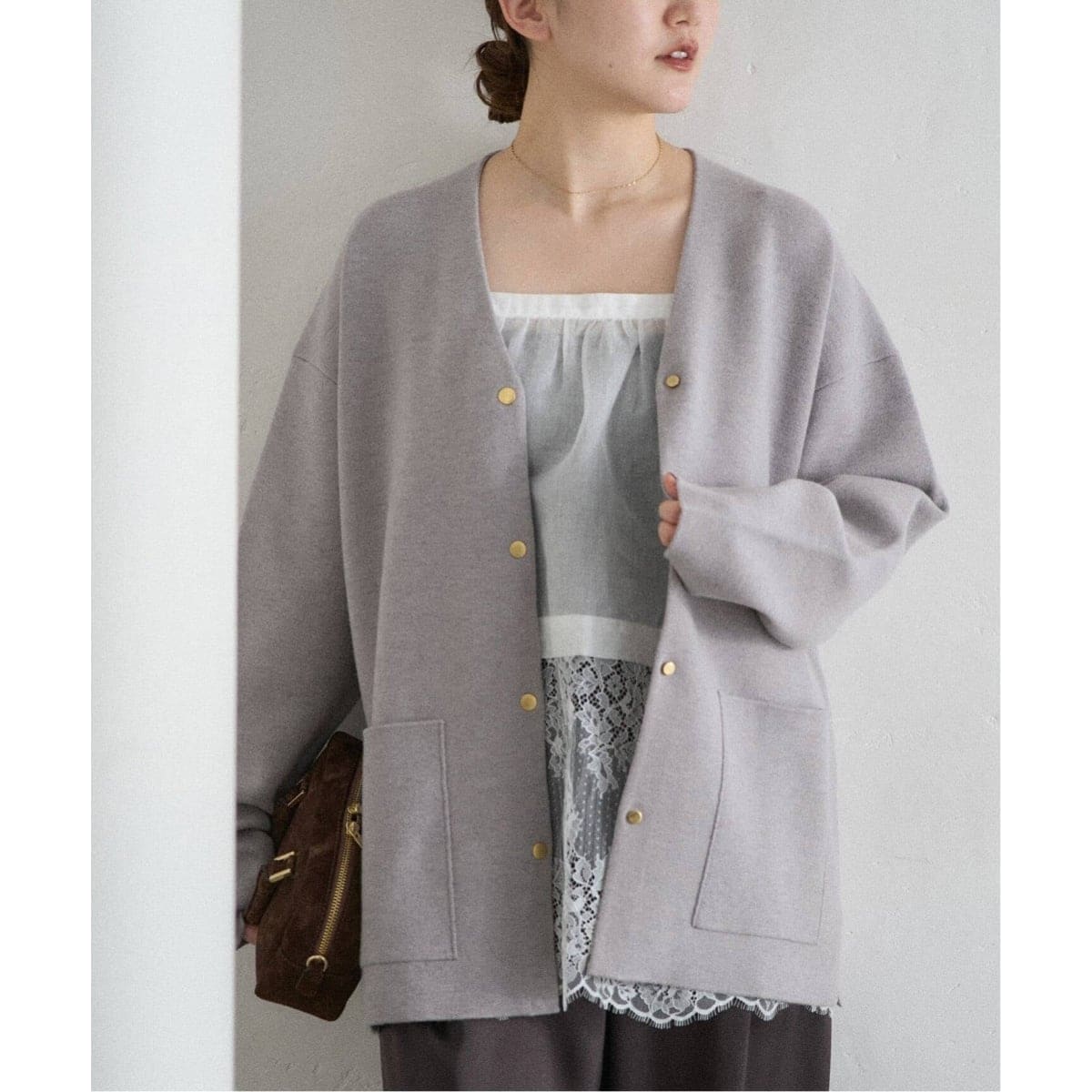 新品　IENA ボアニットカーディガン IENA｜ボアニットカーディガン | Rakuten Fashion(楽天ファッション