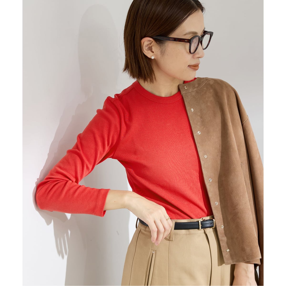 丸胴フライスクルー | ルージュ・ヴィフ ラクレ(Rouge vif la cle