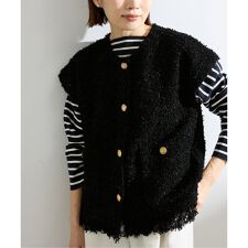 ミックスツイードベスト