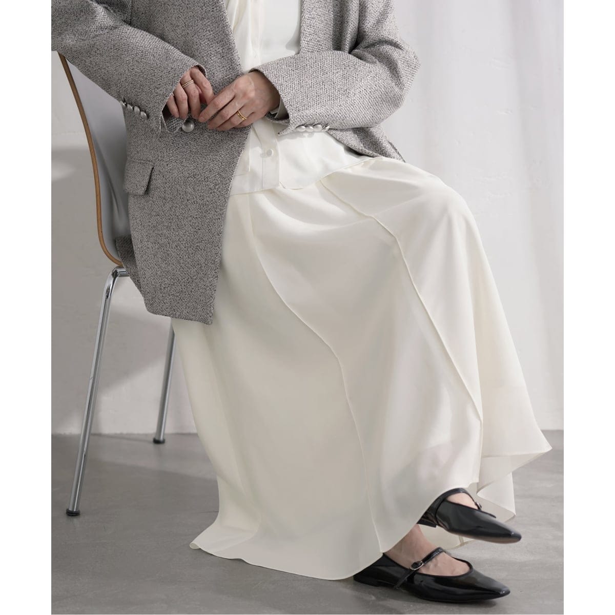 ミュゲットパターン フェードプリーツスカート | イエナ(IENA