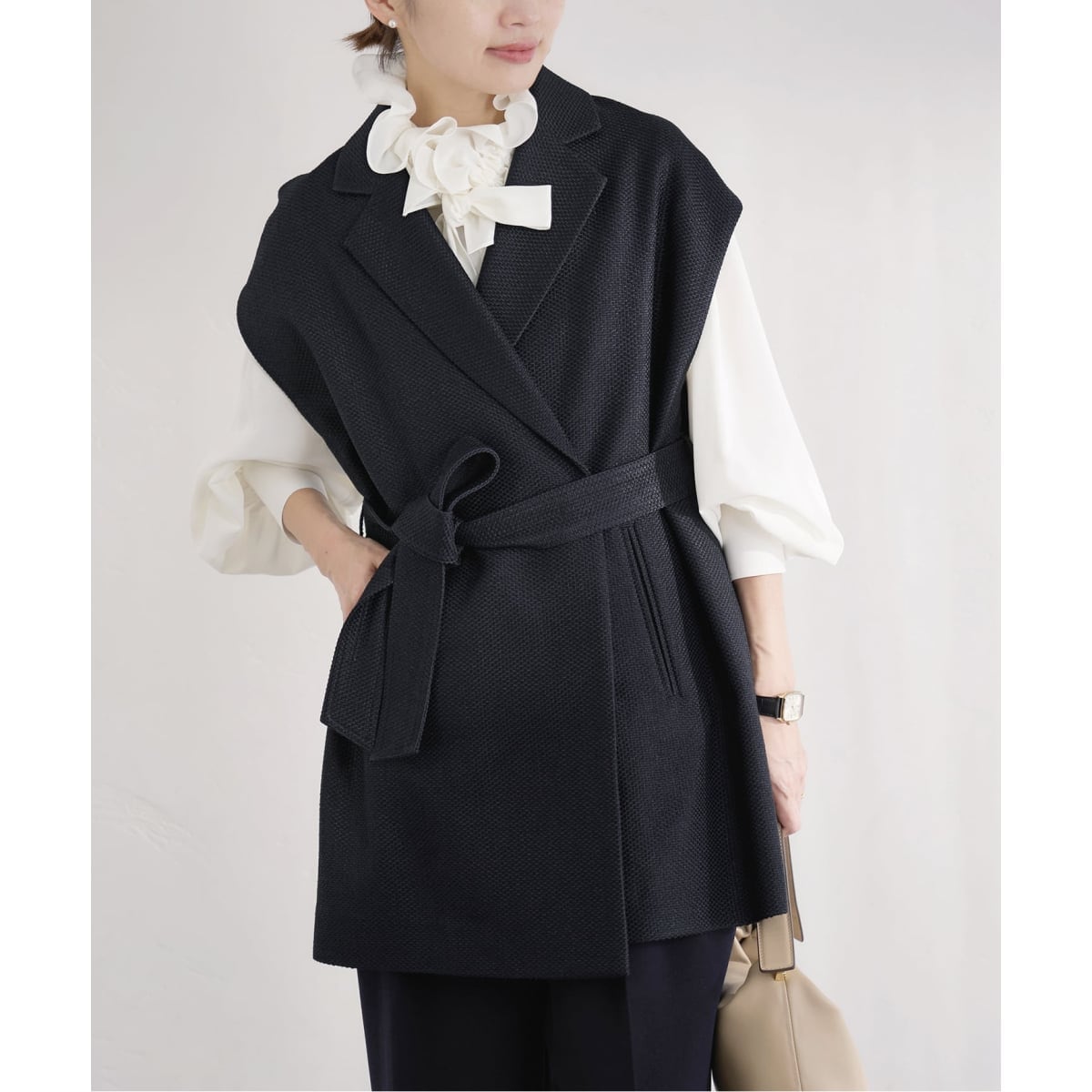 ECOPEL カーリーファーベスト | イエナ(IENA) | マルイウェブチャネル