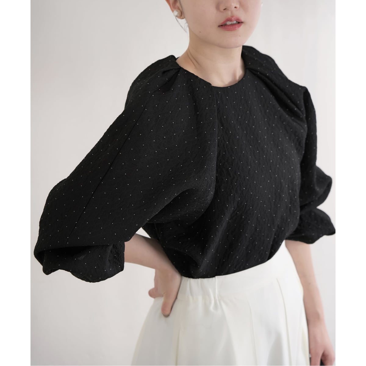 追加2》BLACK フリルチェックブラウス | イエナ(IENA) | マルイウェブ