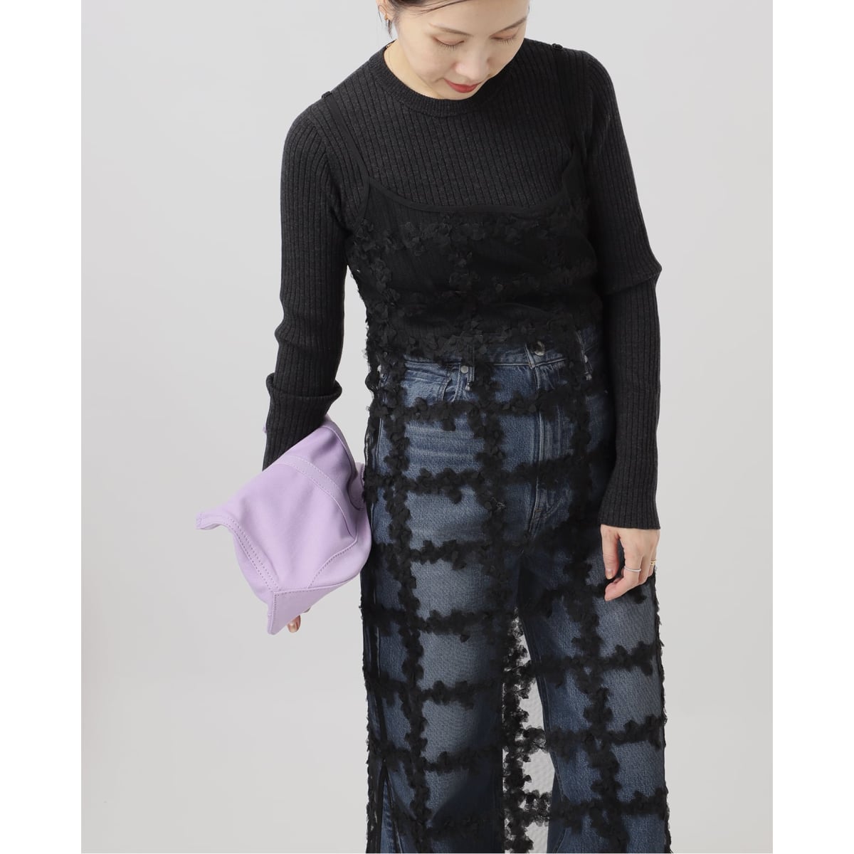 ミラノリブフレアニットワンピース | イエナ(IENA) | マルイウェブチャネル