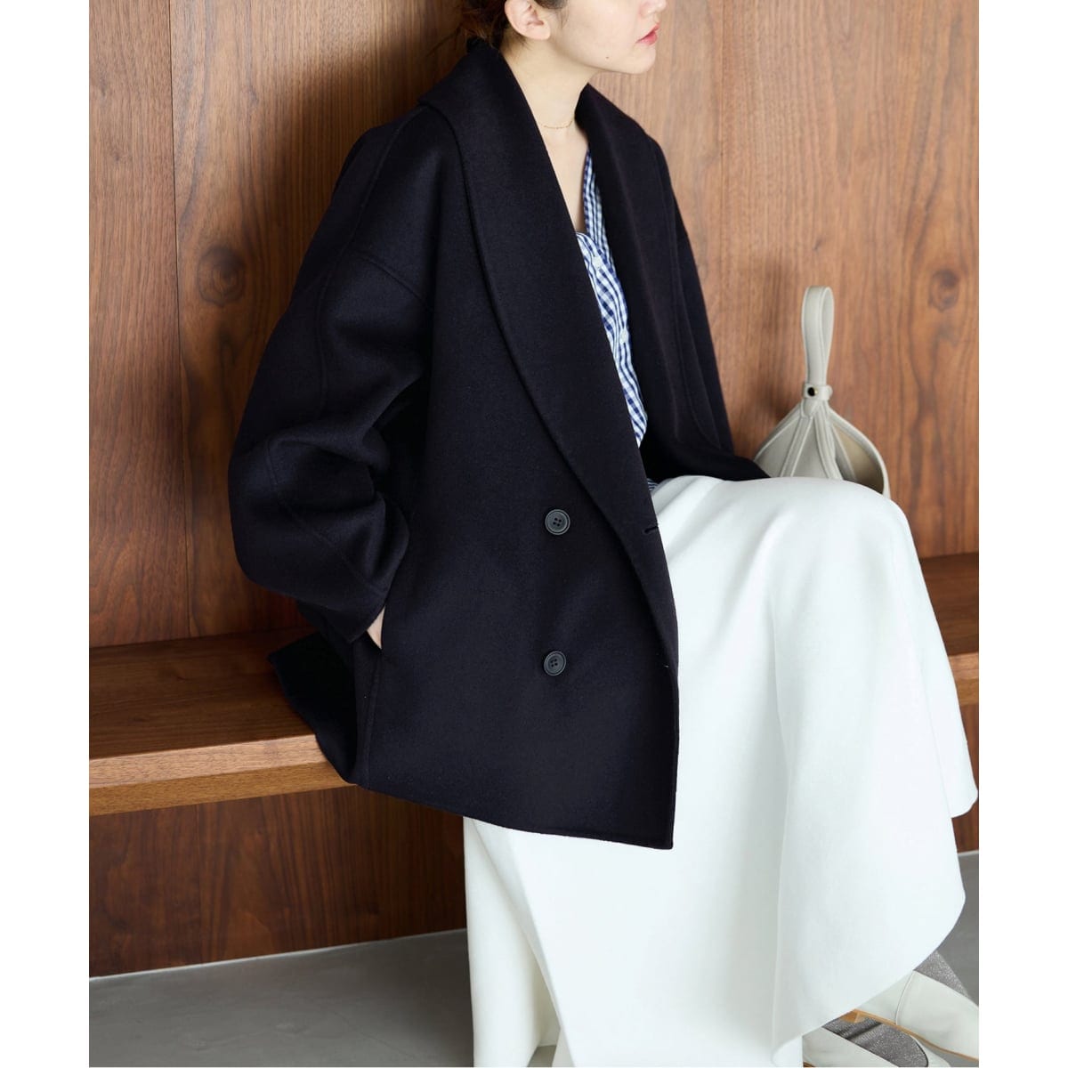 ドットアストラカンクルーネックコート | イエナ(IENA) | マルイウェブ