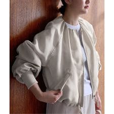 《一部カラーWEB限定/新色あり/追加2》ウォッシャブル シアーノーカラーブルゾン