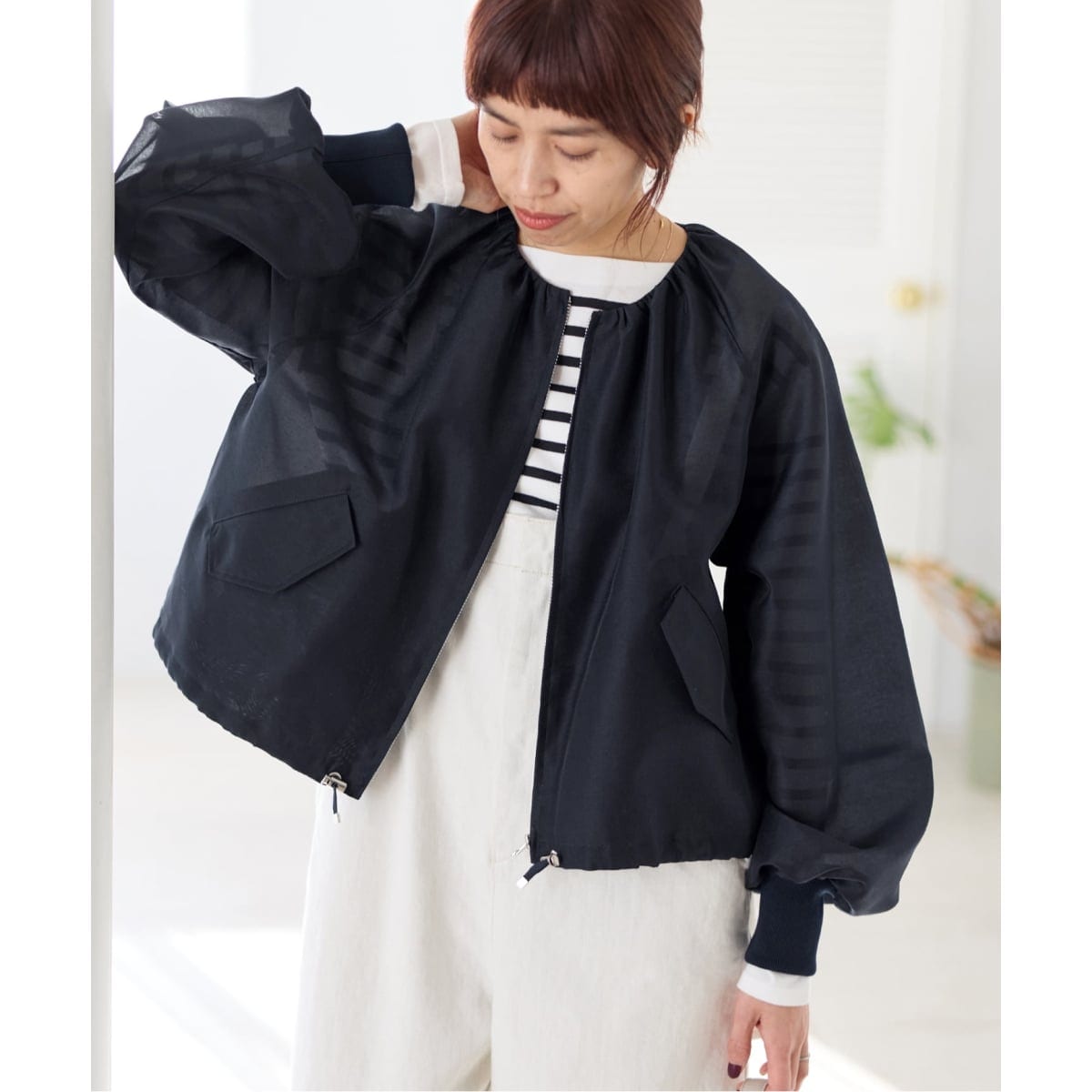 シアーオーガンジーブルゾン | イエナ(IENA) | マルイウェブチャネル