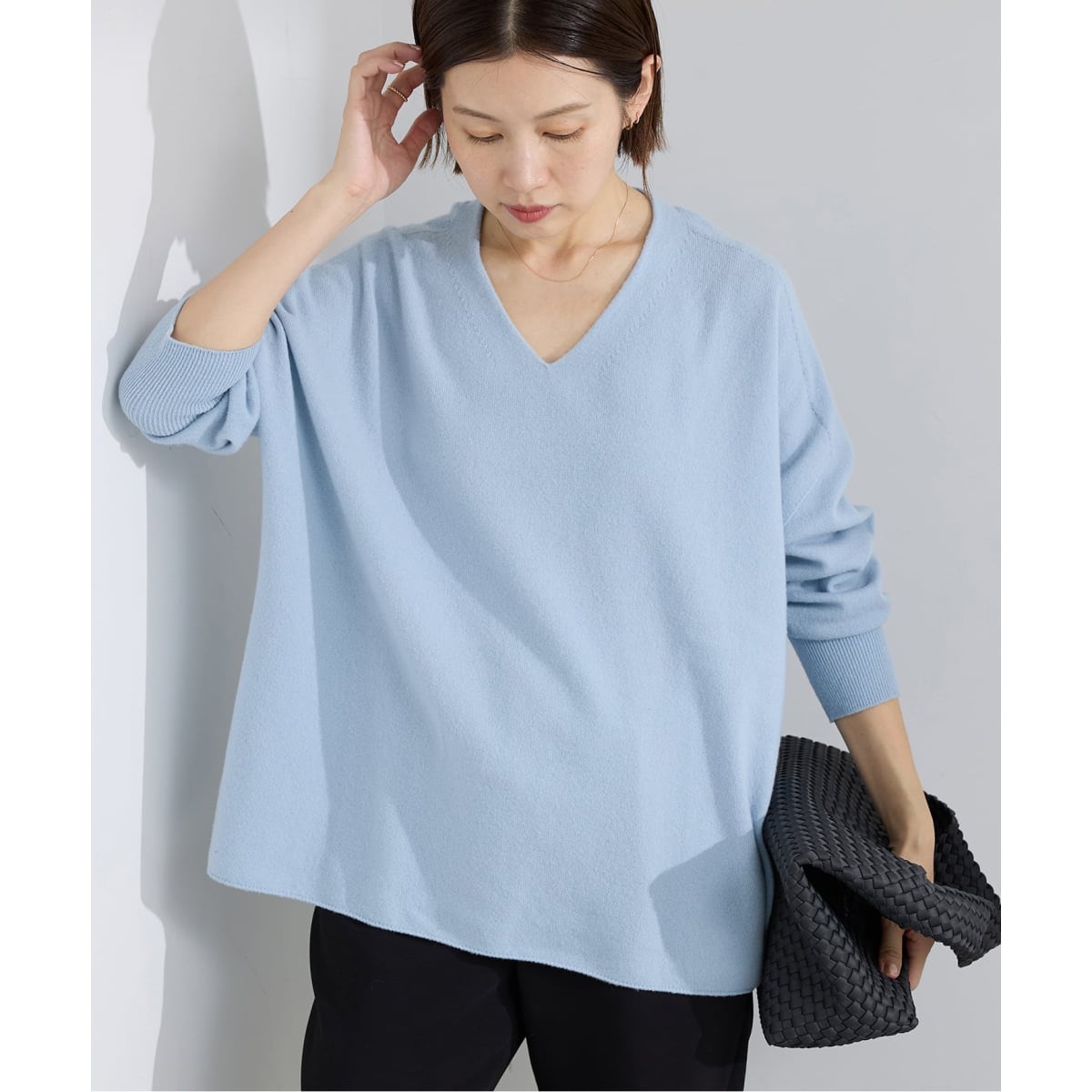 Fine ニュージーウール ニュアンス Vプルオーバー | イエナ(IENA