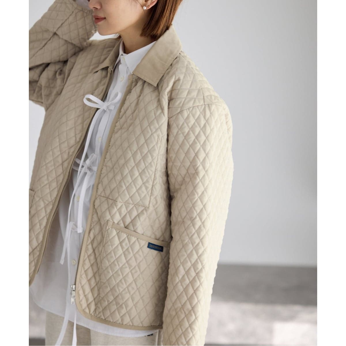 ラムウールノーカラーロングコート◇ | イエナ(IENA) | マルイウェブ