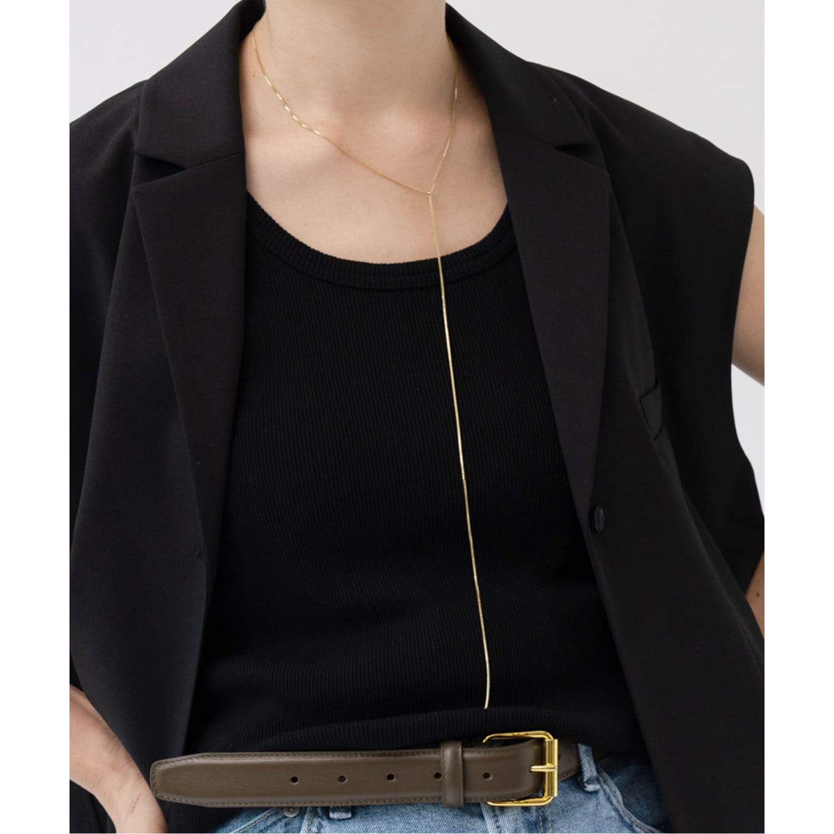 SASKIA DIEZ FINE NL FRINGE CUBIC ネックレス 追加4》SASKIA DIEZ/サスキア ディツ FINE NL FRINGE CUBIC ネック
