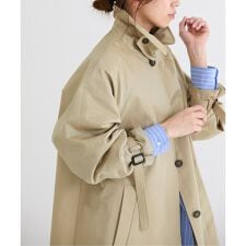 撥水Fly Frontステンカラーコート